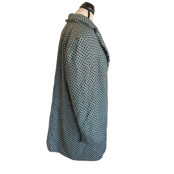 Worthington Womens Blazer Jacket Plus Size 16W Frayed open Retro Fall Autumn Mod - Picture 4 of 16